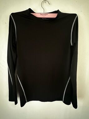 Long Sleeve Top with Contrast Stitching